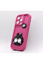 Protective Case for Apple iPhone 13 Pro Max, Camera Protection, Animated Character, Magenta - 6