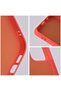 Silicone Case for Apple iPhone 15 Plus, Microfiber Interior, Smooth Feeling, Orange - 6