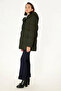 Women's Winter Puffer Coat Warm Padding Thick Lining Water Repellent Windproof Hooded Sports Coat - 5