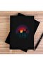 Raft Icon Black Unlined Canvas Notebook
