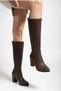 903 Marvelle Women's Below-The-Knee Boots |   Thick Heeled, Zippered, Stylish & Comfortable Daily and Occasion Boots - 3