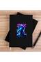 Jinx Black Unlined Canvas Notebook