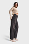 Women's Dark Denim Color Cindy 2W5-62 Skater Fit Loose Fit Inner Length 83cm Denim Jean - 3