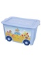Patterned Wheeled Toy Box
