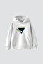 Pink Floyd V2 Printed Oversize Unisex White Hoodie - 2