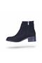 S14 Nubuck Black 5cm Women's Heeled Boots - 3