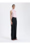 Black Straight Cut Trousers - 2