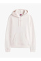 Tjw Normal Cut Linear Hooded Women's White Sweatshirt Dw0Dw21963Ybh - 5