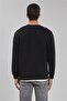 Men's Crew Neck Sweatshirt - Black - 5