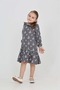 Girl's Floral Embroidered Baby Collar Dress - 8