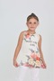 Girl's Tank Top Most Chic Girl Printed