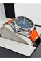 Men's Watch with Metal Case, Durable Silicone Strap, 30 Meters Water Resistant - 5