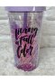 Cup with Straw, Water Bottle, Cute Drinking Bowl, 450 Ml, Double Layered with Tassles - 2