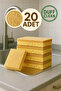 20 Pieces of Fiber Flat Dish Sponges – Special Textured Durable Pinterest Kitchen Cleaning Sponge Set