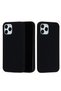 Protective Case Compatible with Apple iPhone 13 Pro Max Liquid Silicone Black - 2