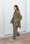 Muslin Trouser Suit Green - 5