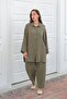 Muslin Trouser Suit Green - 8