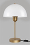 White Lampshade Bedroom Living Room Modern Stylish Table Lamp - 4