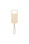 iPhone 17 Pro Max Compatible Case with M-Safe Feature Soft Back Surface Strap Drawstring Serina Cover Cream - 2