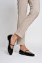 Women's Comfortable Orthopedic Sole Ballerinas for Daily Use with Chain Accessory Detail - 3