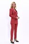 Men's Lapel Collar Blazer Jacket & Slim-Fit Trousers - 1034510 - 3