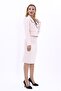Shirt Collar Short Jacket & Plain Tight Skirt - Beige - 1055540 - 3