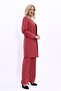Zero Collar Plain Long Jacket & Wide Leg Trousers - 1005520 - 5