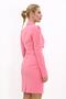 Men's Collared Drape Sleeve Short Jacket-Pink - 1057100 - 3