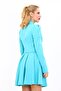 Men's Collared Drape Sleeve Short Jacket-Turquoise - 1057100 - 3