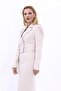 Men's Collared Drape Sleeve Short Jacket - Beige - 1057100 - 3