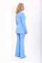 Men's Lapel Collar Blazer Jacket & Spanish-Cut Trousers - Sky Blue - 1034530 - 3