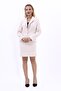 Men's Collared Single-Button Classic Jacket & Slit Straight Slim Skirt - Beige - 1045502 - 5