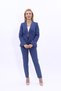 V-Neck Hooded Classic Jacket & Skinny Leg Trousers - Indigo - 1041510 - 5