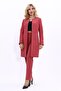 Zero Collar Plain Long Jacket & Narrow Leg Trousers - 1005510