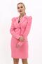 Men's Collared Drape Sleeve Short Jacket-Pink - 1057100 - 5