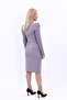 Shirt Collar Short Jacket & Plain Tight Skirt-Anthracite - 1057540 - 5