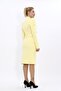 Shirt Collar Short Jacket & Plain Tight Skirt-Yellow - 1057540 - 4