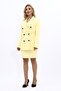 Men's Collared Blazer Jacket & Slit Straight Slim Skirt - Yellow - 1034502 - 5