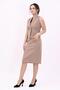 Double-Breasted Crossed Vest & Plain Tight Skirt-Stone - 1509540 - 4