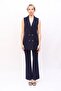 Midi Boy Classic Vest & Spanish Flare Pants - Navy Blue - 1522530 - 5