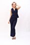 Classic Vest & Spanish-Cut Trousers Set - Navy Blue - 1510530 - 5