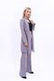 Shawl Collar Long Jacket & Spanish Flare Trousers-Anthracite - 1001530 - 4