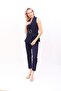 Belted Classic Vest & Trousers Set - Navy Blue - 1521510 - 5