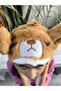 Children's Long Pompom Quality Plush Figure Winter Hat with Moving Ears and Sound - 4