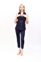 Belted Classic Vest & Trousers Set - Navy Blue - 1521510 - 4