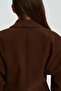 Bronte Shoulder Detail Brown Blazer - 8