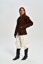 Bronte Shoulder Detail Brown Blazer - 3