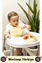 Non-Slip Healthy Bib Teether Spoon Vacuum Plate 3-Piece Silicone Baby Feeding Set Yellow - 2