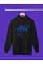 V.Rossi Vr46 Printed Cotton Long Sleeve Ribbed 3 Thread Hooded Biker Sweatshirt