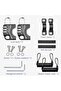 2 Pack Universal 4-Digit Combination Motorbike Helmet Lock with 22-28mm Anti-Theft Security Cables f - 5